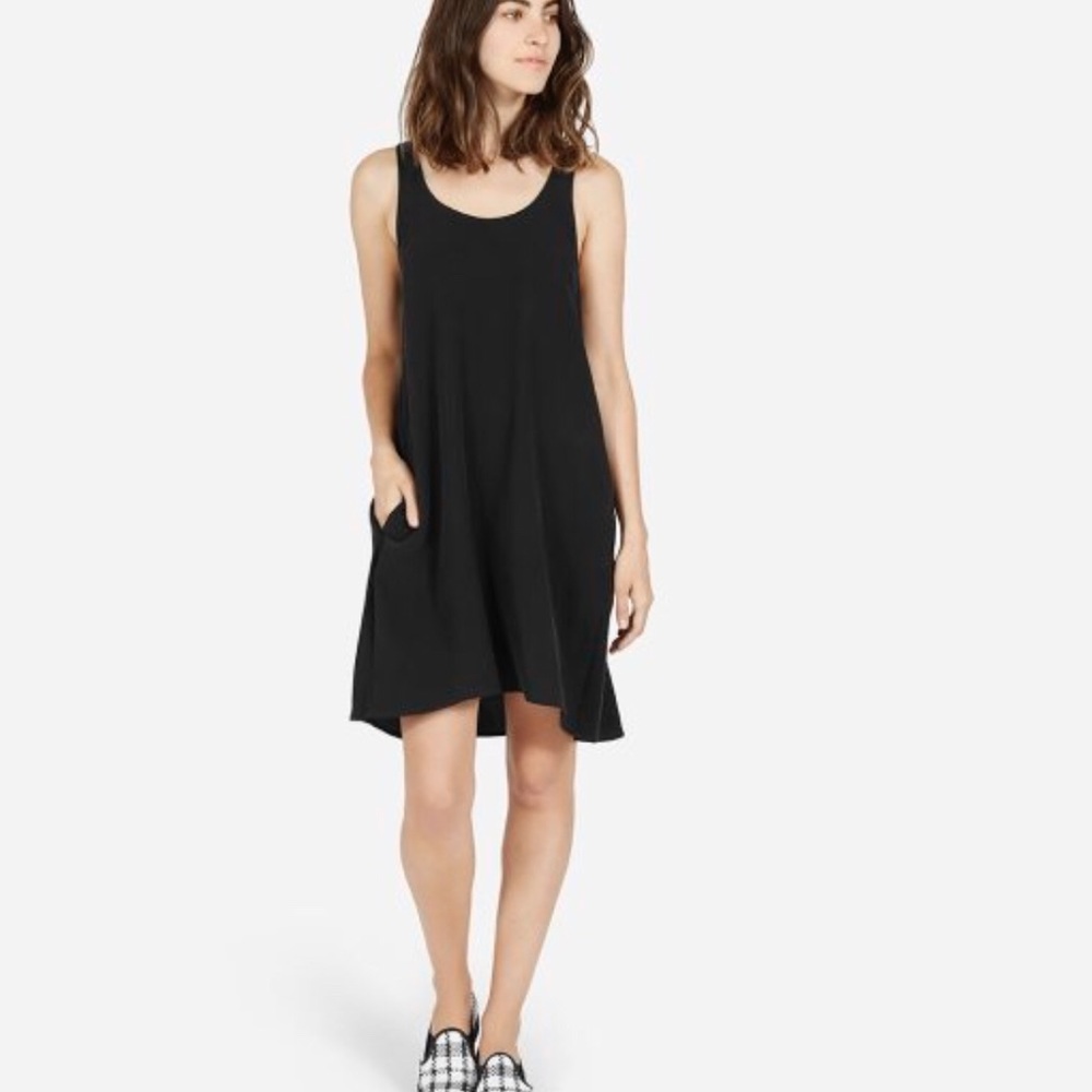 Everlane silk tank dress